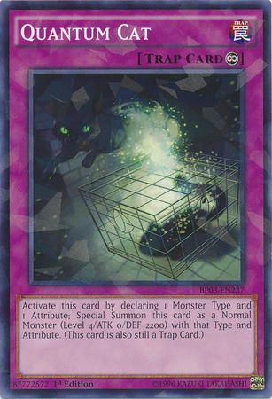 Quantum Cat [BP03-EN237] Shatterfoil Rare Yu-Gi-Oh!