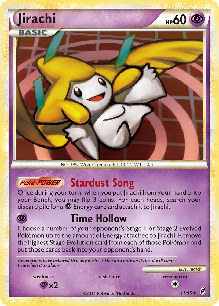 Jirachi (11/95) [HeartGold & SoulSilver: Call of Legends] Pokémon