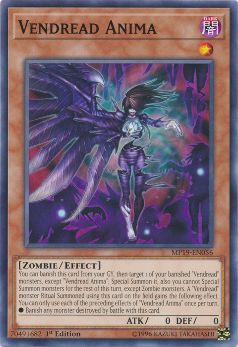 Vendread Anima [MP19-EN056] Common Yu-Gi-Oh!