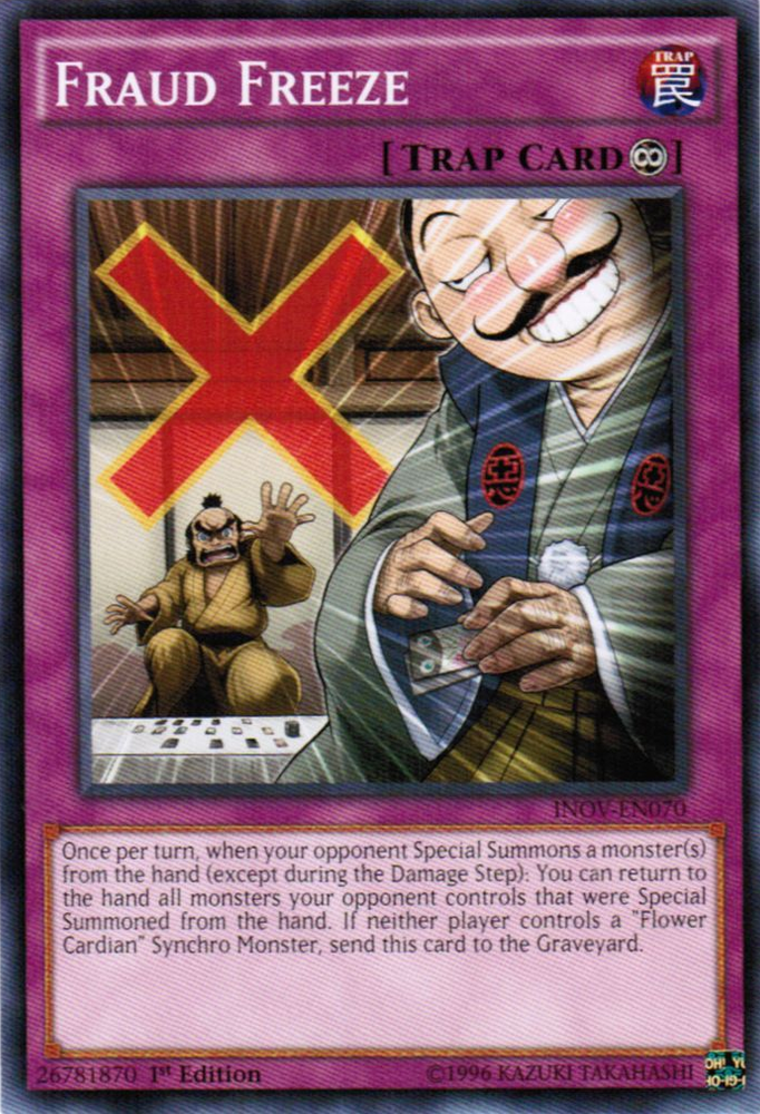 Fraud Freeze [INOV-EN070] Common Yu-Gi-Oh!