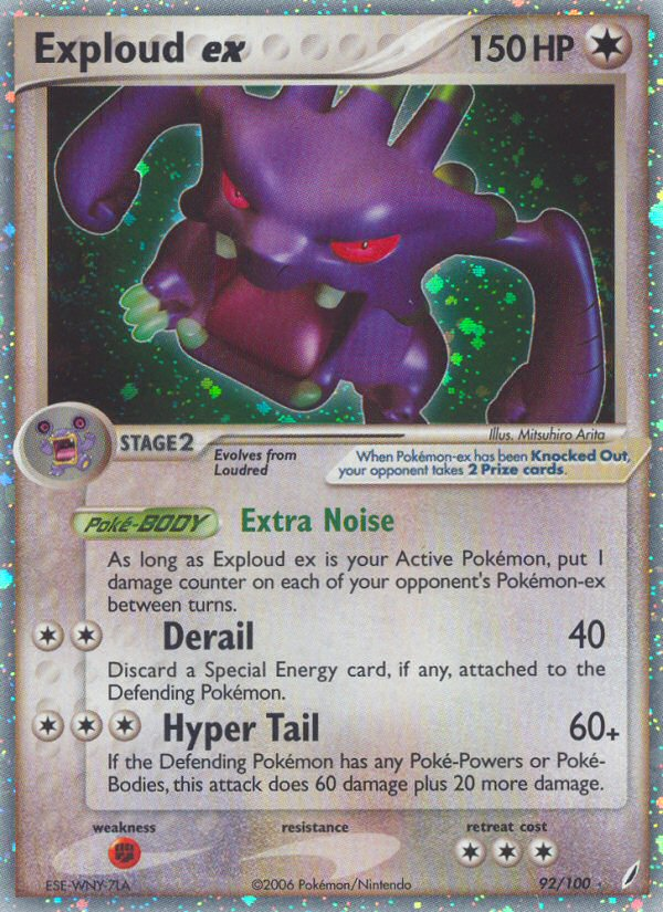 Exploud ex (92/100) [EX: Crystal Guardians] Pokémon