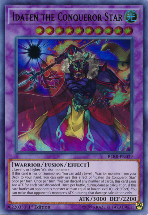 Idaten the Conqueror Star [BLRR-EN039] Ultra Rare Yu-Gi-Oh!