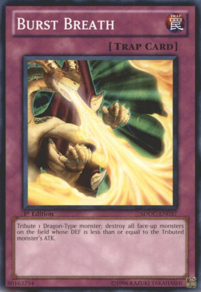 Burst Breath [SDDC-EN037] Common Yu-Gi-Oh!