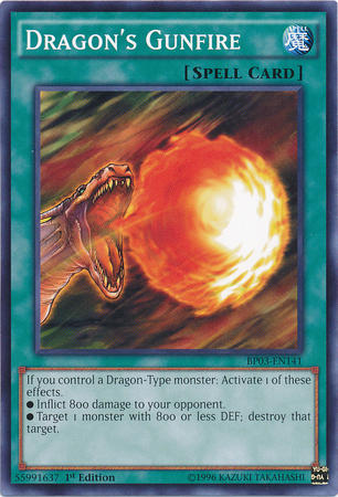 Dragon's Gunfire [BP03-EN141] Common Yu-Gi-Oh!