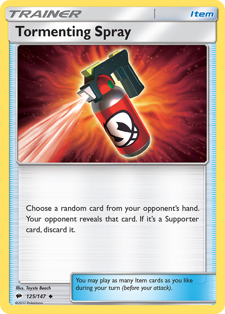Tormenting Spray (125/147) [Sun & Moon: Burning Shadows] Pokémon