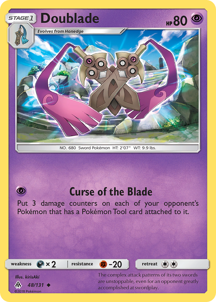 Doublade (48/131) [Sun & Moon: Forbidden Light] Pokémon