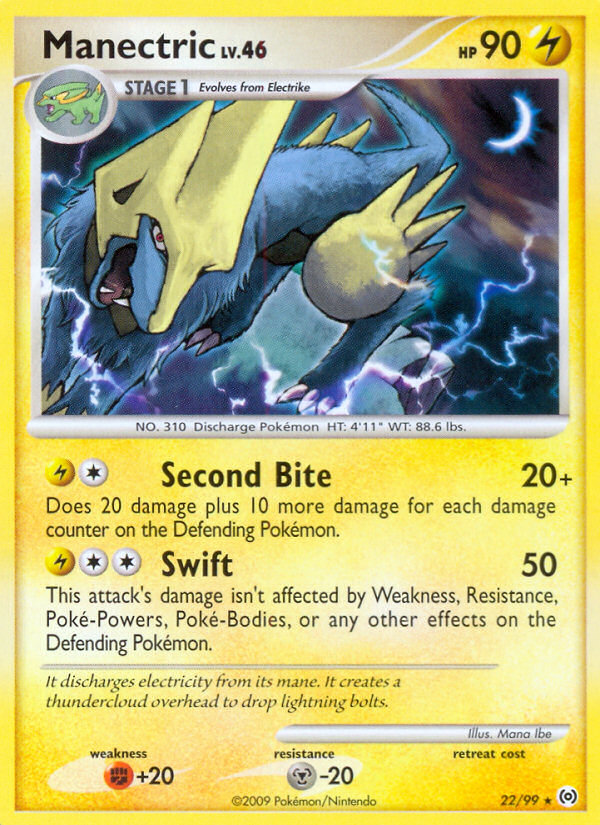 Manectric (22/99) [Platinum: Arceus] Pokémon