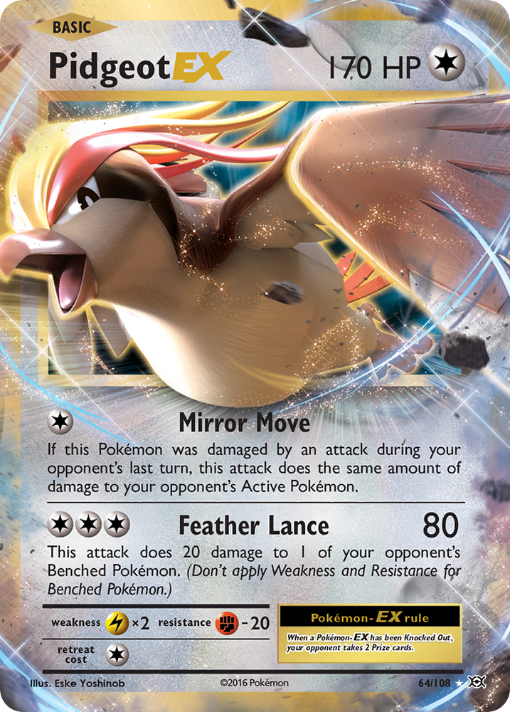 Pidgeot EX (64/108) [XY: Evolutions] Pokémon