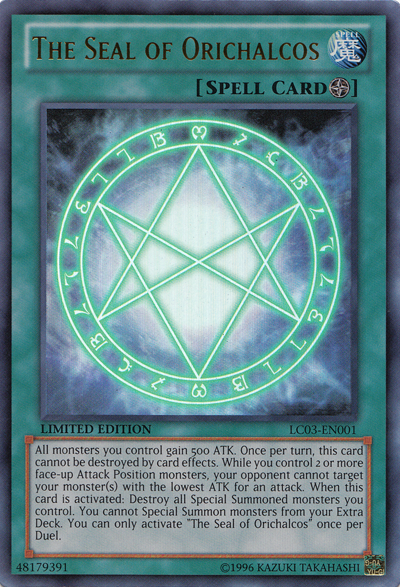 The Seal of Orichalcos [LC03-EN001] Ultra Rare Yu-Gi-Oh!