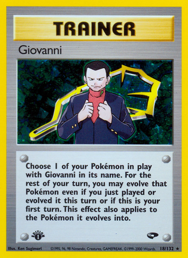 Giovanni (18/132) [Gym Challenge 1st Edition] Pokémon
