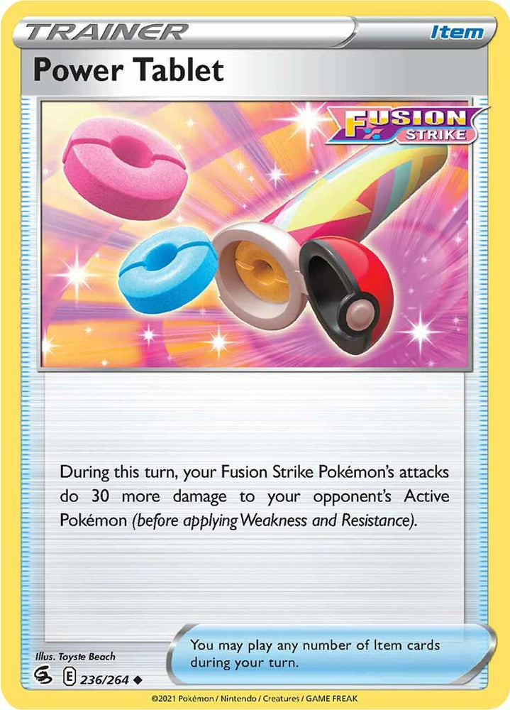 Power Tablet (236/264) [Sword & Shield: Fusion Strike] Pokémon