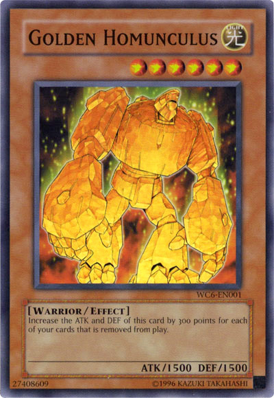 Golden Homunculus [WC6-EN001] Super Rare Yu-Gi-Oh!