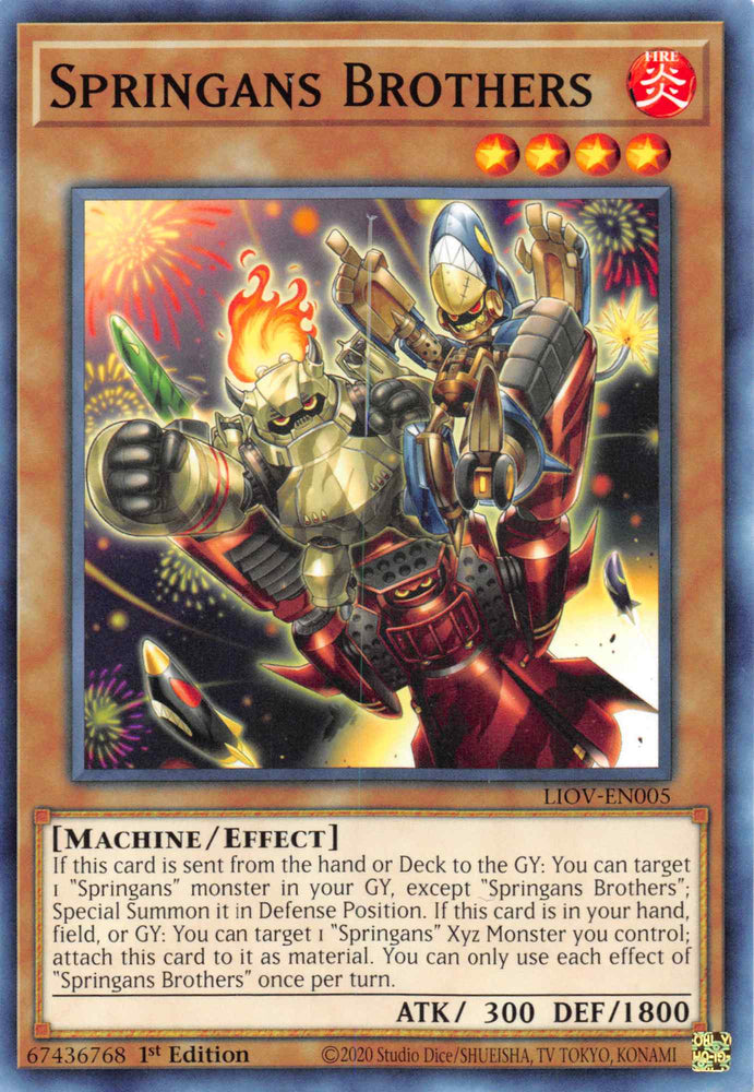 Springans Brothers [LIOV-EN005] Common Yu-Gi-Oh!