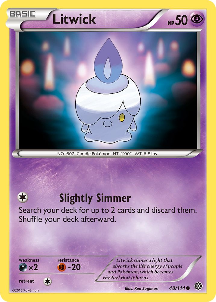 Litwick (48/114) [XY: Steam Siege] Pokémon