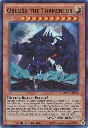 Obelisk the Tormentor [MVP1-ENSV5] Ultra Rare Yu-Gi-Oh!