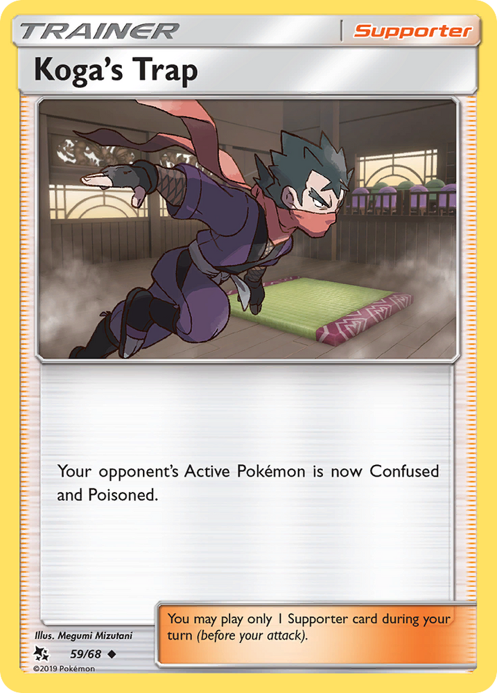Koga's Trap (59/68) [Sun & Moon: Hidden Fates] Pokémon