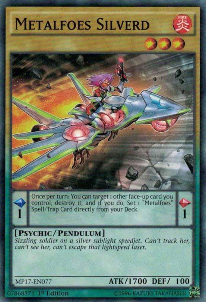 Metalfoes Silverd [MP17-EN077] Common Yu-Gi-Oh!