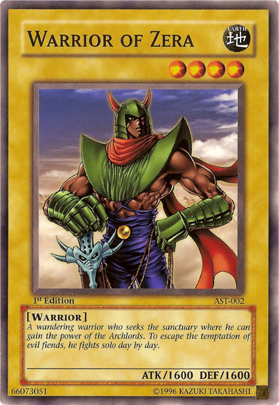 Warrior of Zera [AST-002] Common Yu-Gi-Oh!