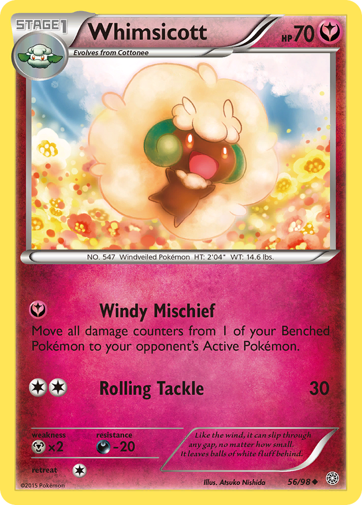 Whimsicott (56/98) [XY: Ancient Origins] Pokémon