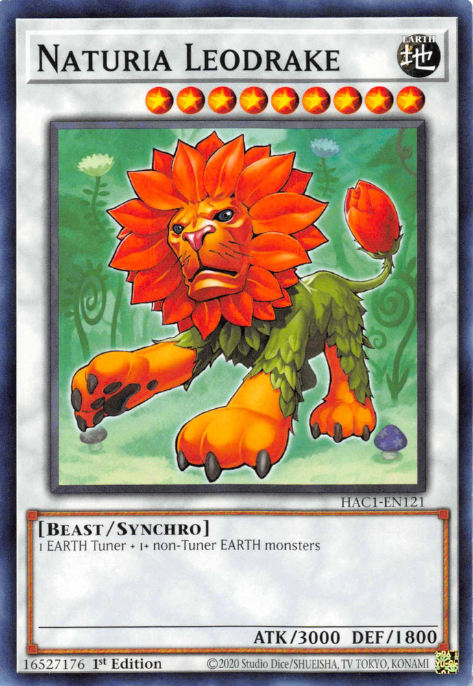 Naturia Leodrake [HAC1-EN121] Common Yu-Gi-Oh!