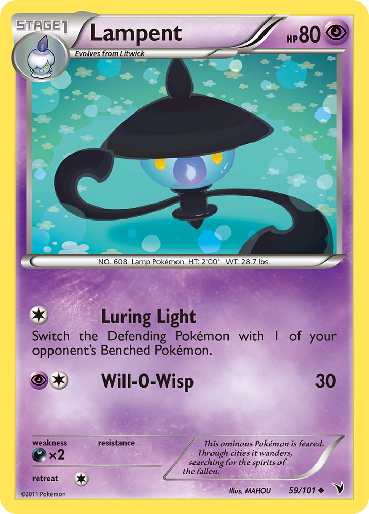 Lampent (59/101) [Black & White: Noble Victories] Pokémon
