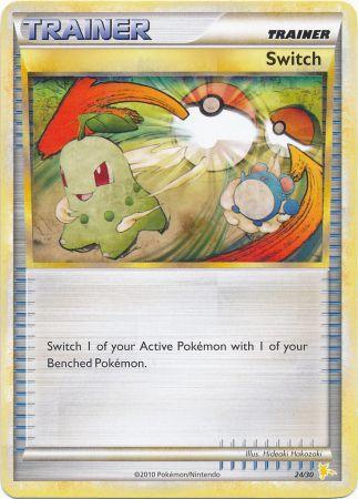 Switch (24/30) [HeartGold & SoulSilver: Trainer Kit - Raichu] Pokémon