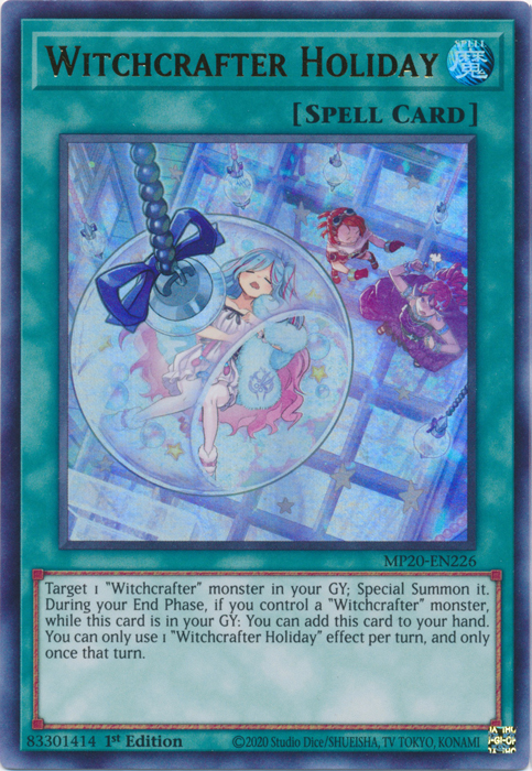 Witchcrafter Holiday [MP20-EN226] Ultra Rare Yu-Gi-Oh!