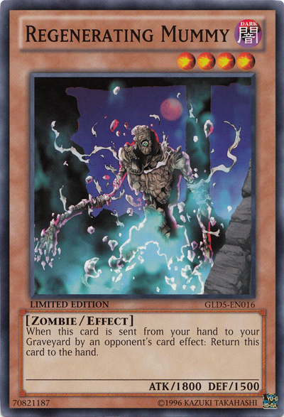 Regenerating Mummy [GLD5-EN016] Common Yu-Gi-Oh!