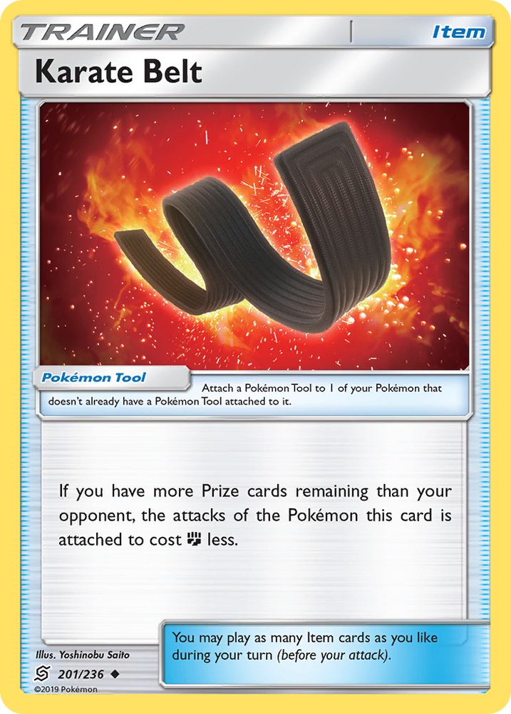 Karate Belt (201/236) [Sun & Moon: Unified Minds] Pokémon