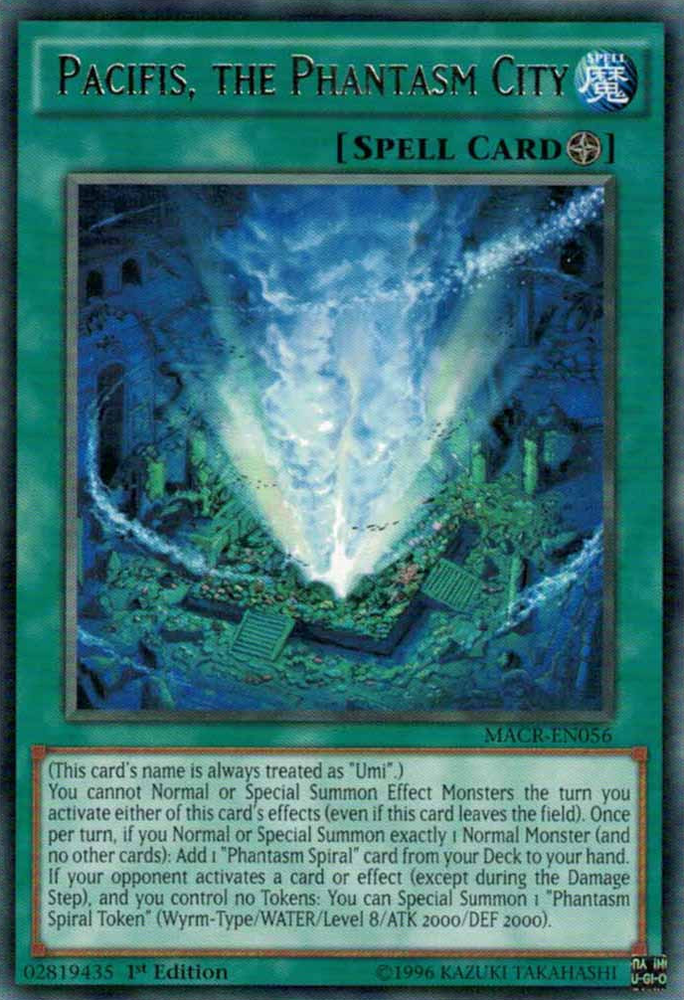 Pacifis, the Phantasm City [MACR-EN056] Rare Yu-Gi-Oh!