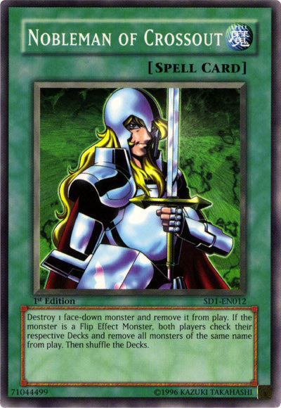 Nobleman of Crossout [SD1-EN012] Common Yu-Gi-Oh!
