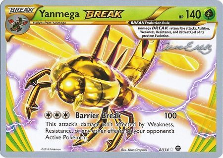 Yanmega BREAK (8/114) (Bebe - Jesper Eriksen) [World Championships 2016] Pokémon