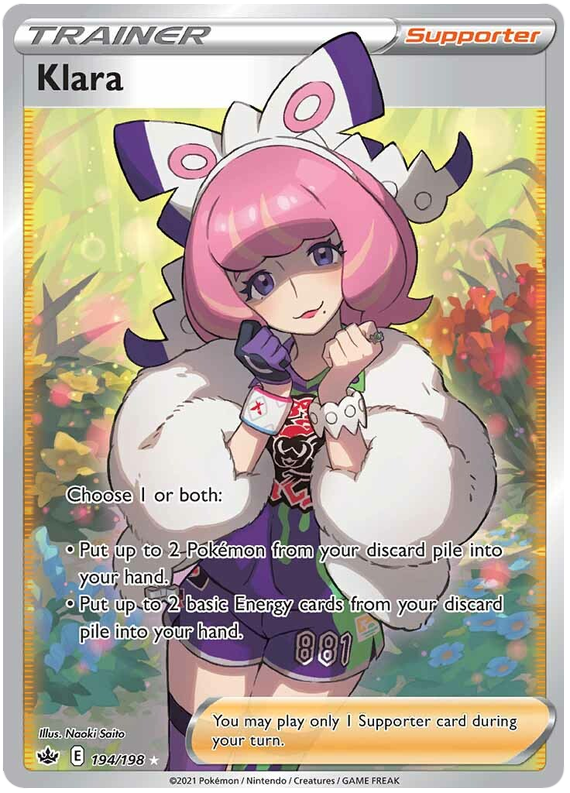 Klara (194/198) [Sword & Shield: Chilling Reign] Pokémon