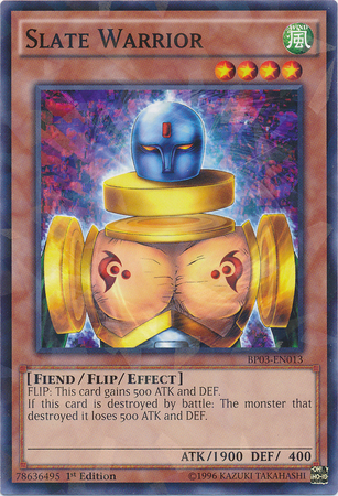 Slate Warrior [BP03-EN013] Shatterfoil Rare Yu-Gi-Oh!