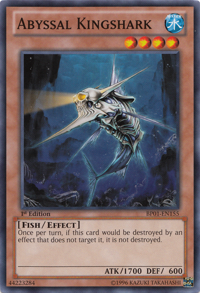 Abyssal Kingshark [BP01-EN155] Common Yu-Gi-Oh!
