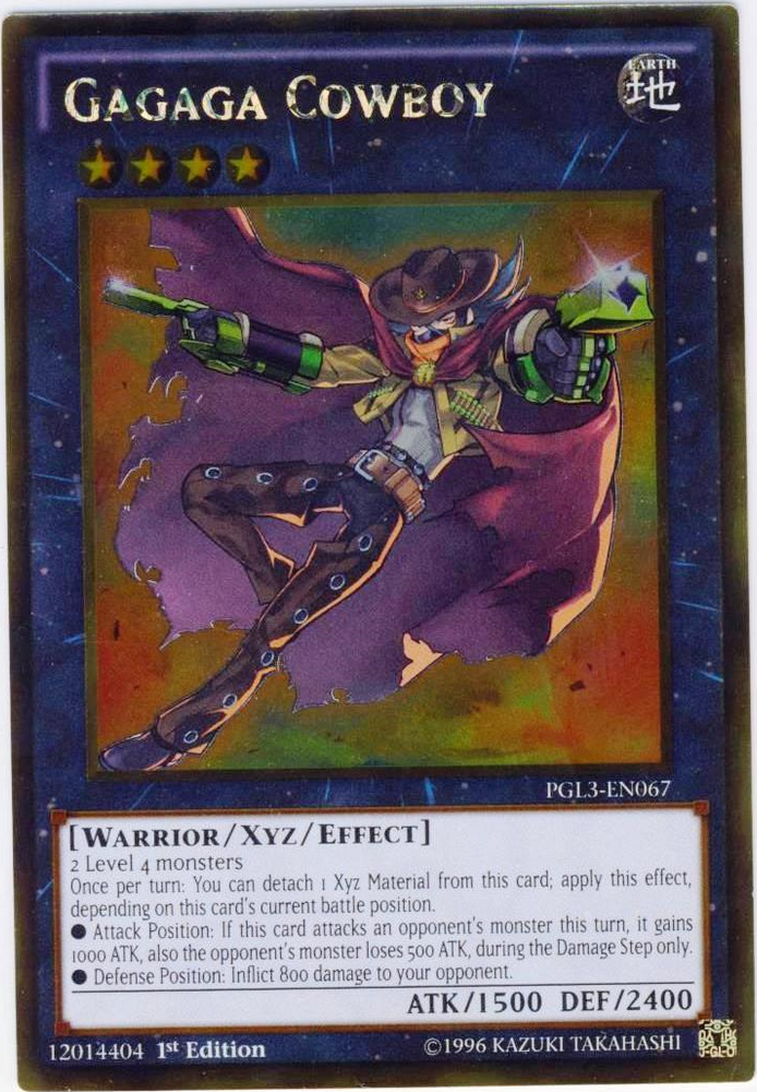 Gagaga Cowboy [PGL3-EN067] Gold Rare Yu-Gi-Oh!