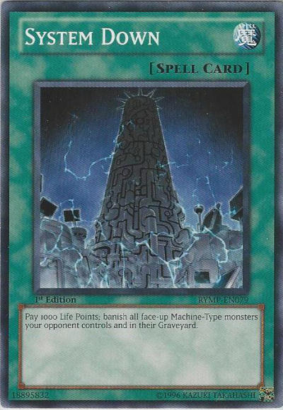 System Down [RYMP-EN079] Common Yu-Gi-Oh!