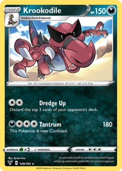 Krookodile (109/185) [Sword & Shield: Vivid Voltage] Pokémon
