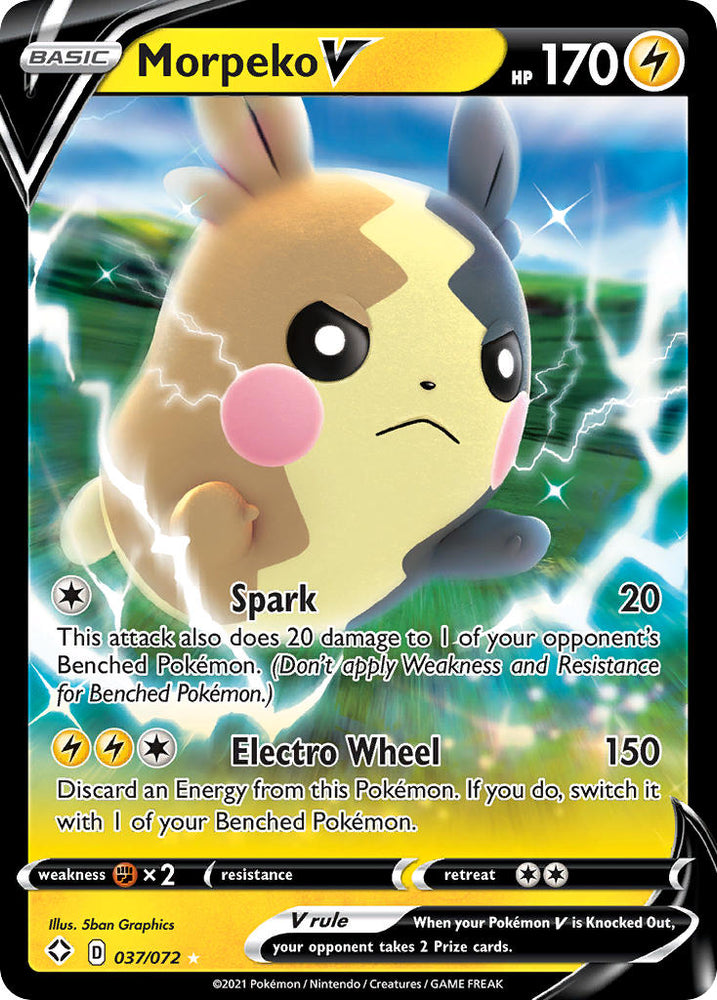 Morpeko V (037/072) [Sword & Shield: Shining Fates] Pokémon