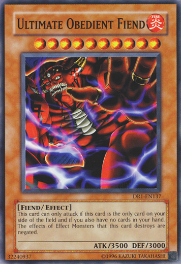Ultimate Obedient Fiend [DR1-EN137] Common Yu-Gi-Oh!
