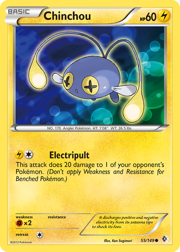 Chinchou (55/149) [Black & White: Boundaries Crossed] Pokémon