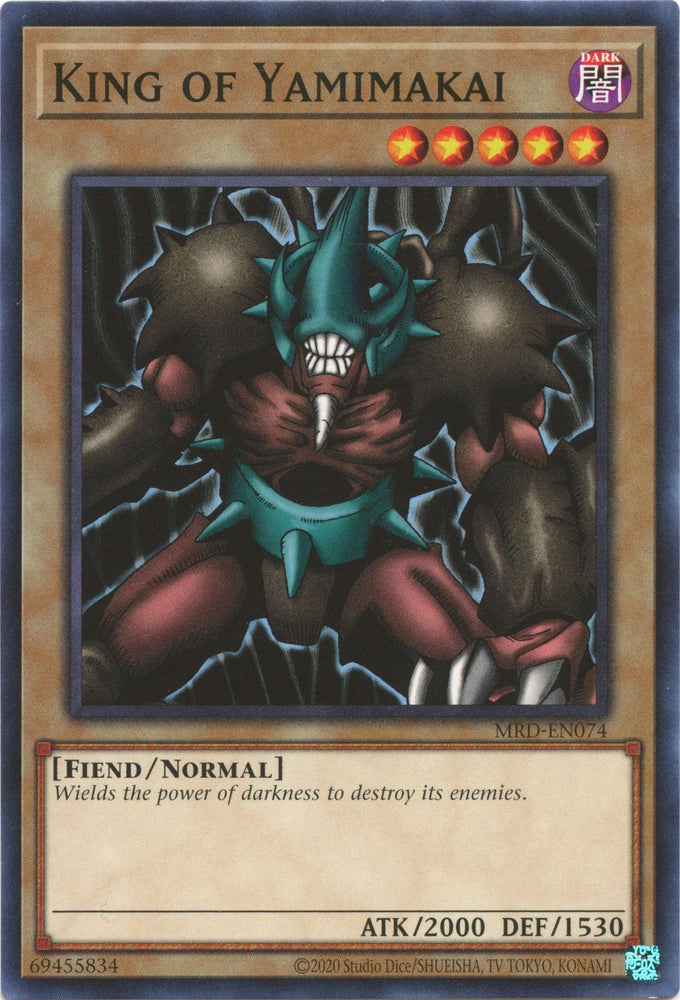 King of Yamimakai (25th Anniversary) [MRD-EN074] Common Yu-Gi-Oh!