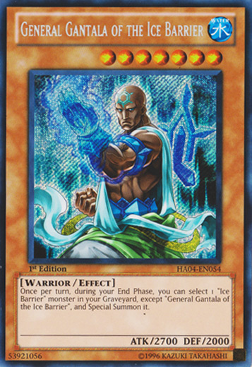 General Gantala of the Ice Barrier [HA04-EN054] Secret Rare Yu-Gi-Oh!