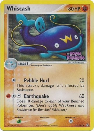 Whiscash (55/110) (Stamped) [EX: Holon Phantoms] Pokémon