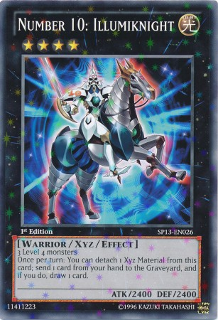 Number 10: Illumiknight [SP13-EN026] Starfoil Rare Yu-Gi-Oh!