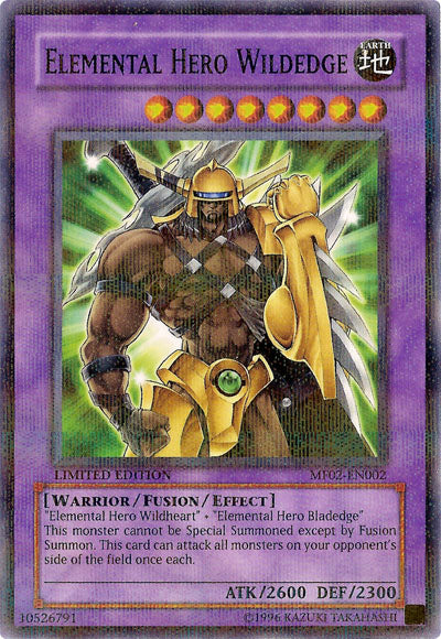 Elemental Hero Wildedge [MF02-EN002] Rare Yu-Gi-Oh!