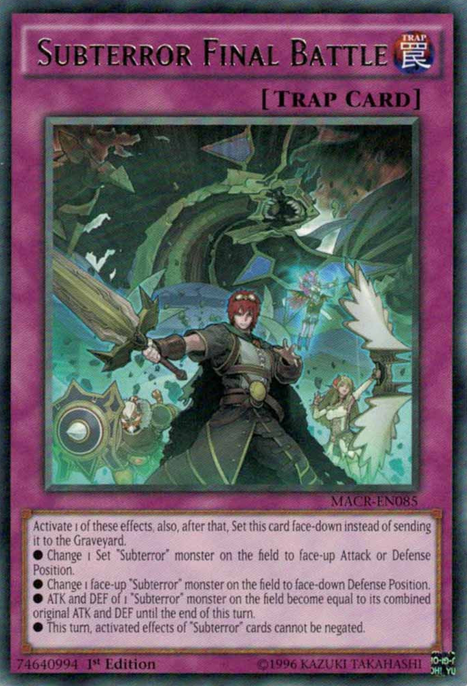 Subterror Final Battle [MACR-EN085] Rare Yu-Gi-Oh!