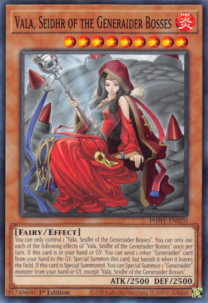 Vala, Seidhr of the Generaider Bosses [PHHY-EN020] Common Yu-Gi-Oh!