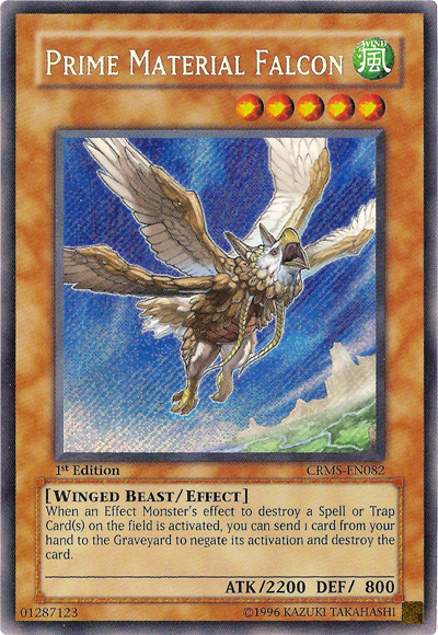 Prime Material Falcon [CRMS-EN082] Secret Rare Yu-Gi-Oh!