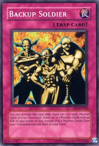 Backup Soldier [PSV-EN028] Super Rare Yu-Gi-Oh!